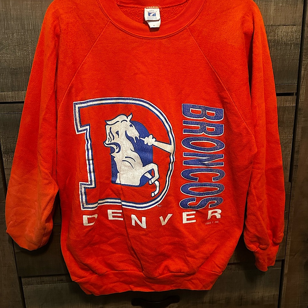 Vintage Denver Bronco’s Sweatshirt Logo 7 brand